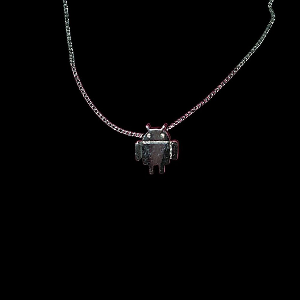 Android Logo Mini Robot Necklace - Picture 7 of 11